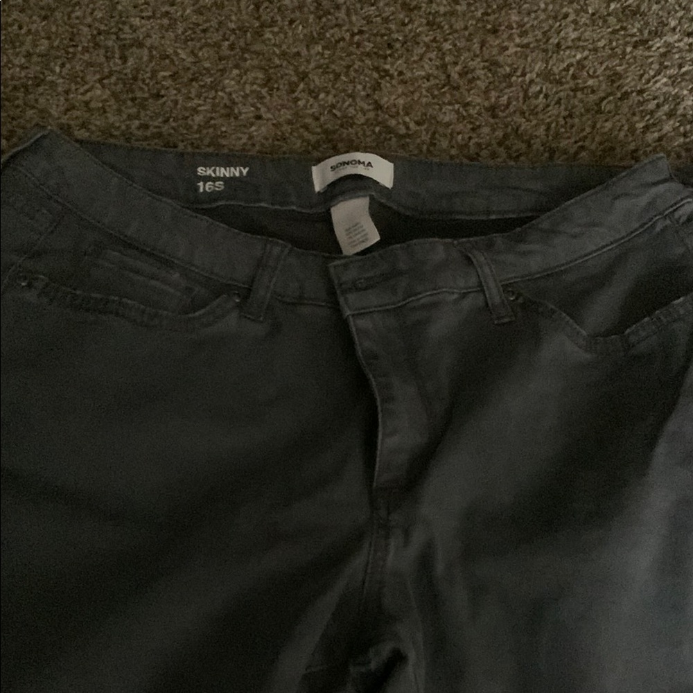 Sonoma Gray Skinny Jeans Classic Style